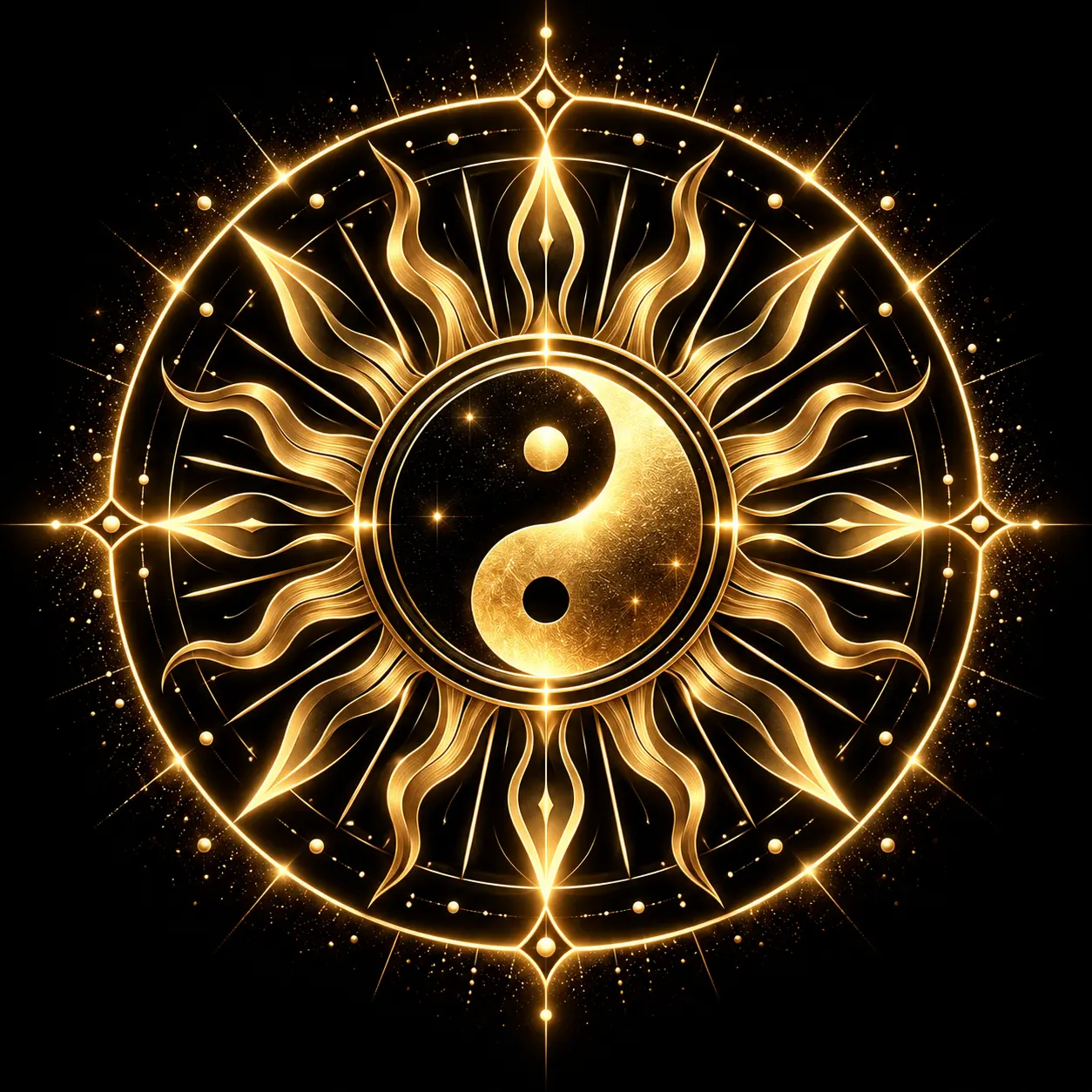 Solar Balance Black Sun emblem
