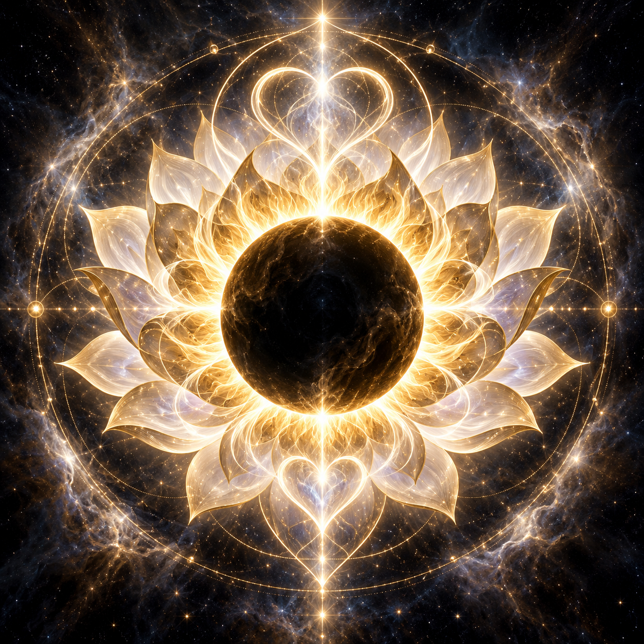 Lunar Cosmos Black Sun emblem